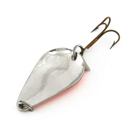 Acme K.O. Wobbler Blinker, Nickel/Orange, 14g, Sonic Flipper Tail, #8115