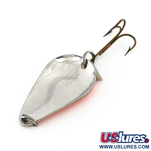 Acme K.O. Wobbler Blinker, Nickel/Orange, 14g, Sonic Flipper Tail, #8115