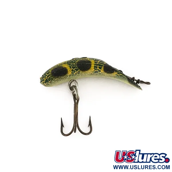 Yakima Bait FlatFish F4 Schleppköder, Frog, 1.4g, Helin-Form, #8133