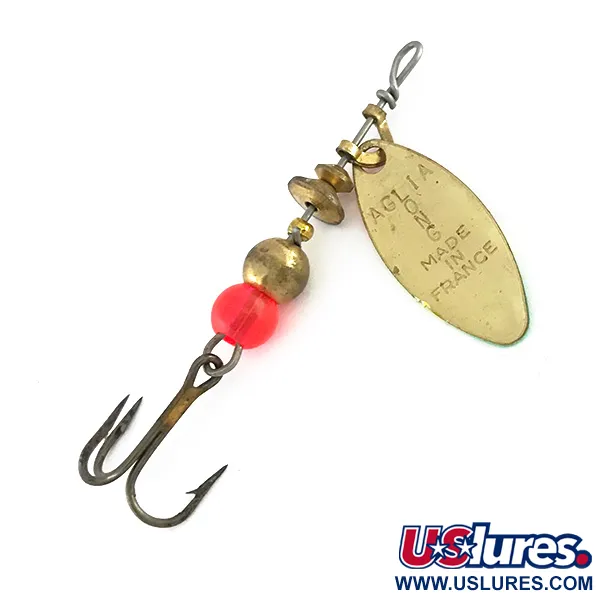 Mepps Aglia Long 0 Spinner, Rainbow, 2.6g, Weidenblatt, #8142