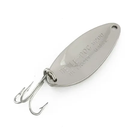 Eppinger Dardevle Devle Dog 5200 Blinker, Nickel, 7g, Vintage, #8150