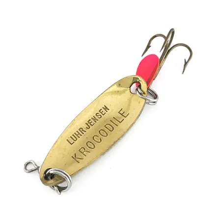 Luhr Jensen Krocodile Blinker, Bachforelle, 9g, Roter Flipper, #8154