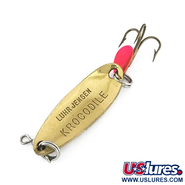 Luhr Jensen Krocodile Blinker, Bachforelle, 9g, Roter Flipper, #8154