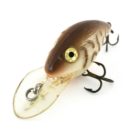 Rebel Shallow Fastrac Wobbler, Brown Tiger, 9g, Goldaugen, #8161