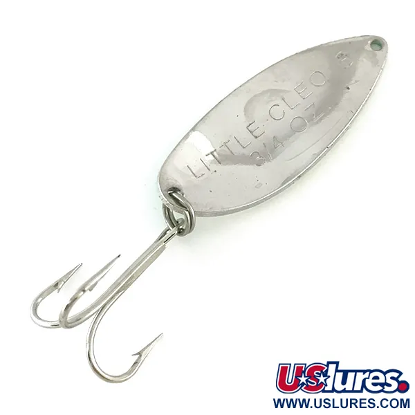 Acme Little Cleo Glow Blinker, White / Green / Nickel, 21g, #8171