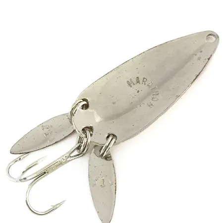 Marathon (with sonic blades) Blinker, Rot/Weiß/Nickel, 8g, #8200