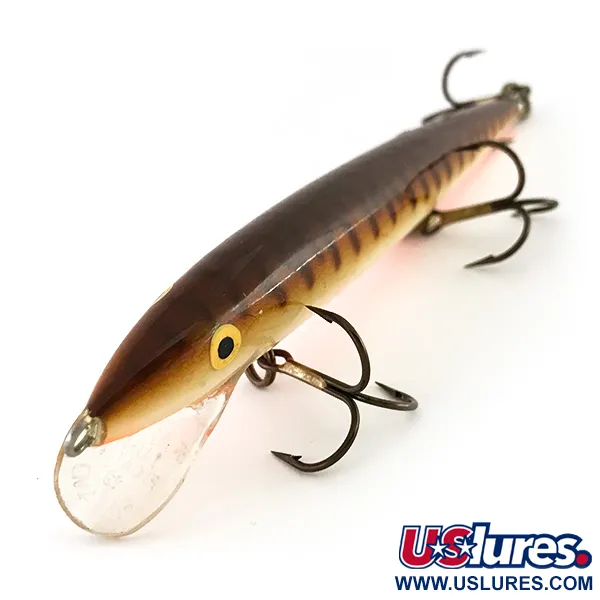 Rapala Husky Floating 13 Wobbler, Brown Tiger, 9g, Finnland, #8204