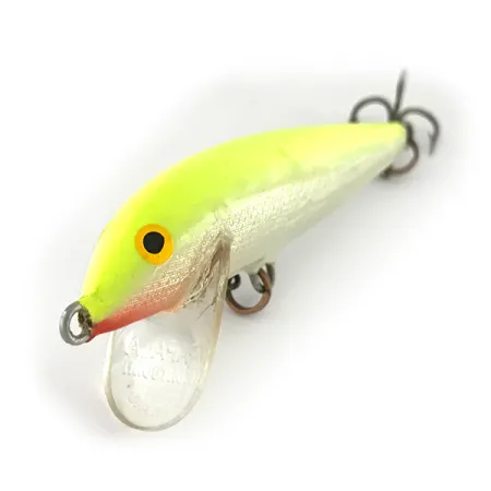 Rapala Countdown UV Sinkender Wobbler, Chartreuse, 8g, UV-aktiv, #8205