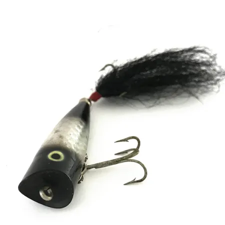 Heddon Tiny Chugger Popper, Schwarz / Regenbogen, 8.5g, #8210
