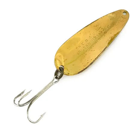 Nebco FlashBait 266 Blinker, Gehämmertes Gold, 10g, Vintage, #8214
