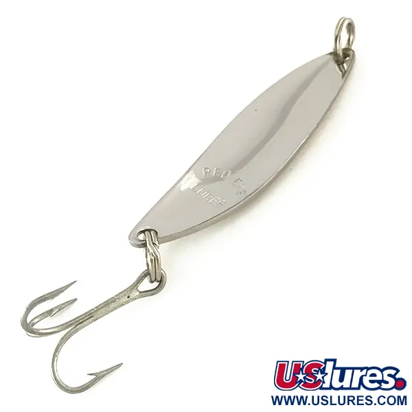 Red Eye Lures The Perfect Minnow Blinker, Nickel, 9g, Vintage, #8228