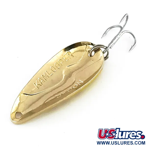 Acme Kamlooper Blinker, Gelb/Rot/Nickel/Gold, 11g, Wellendesign, #8242