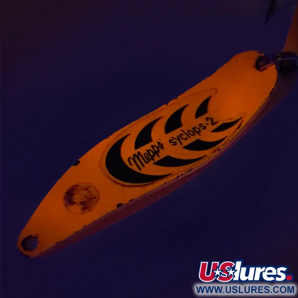 Mepps Syclops 2 UV Blinker, Orange / Schwarz, 17g, UV-Finish, #8247