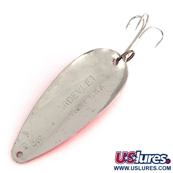 Dardevle Dardevlet UV Blinker, Rot/Nickel, 21g, UV-Beschichtung, #8248