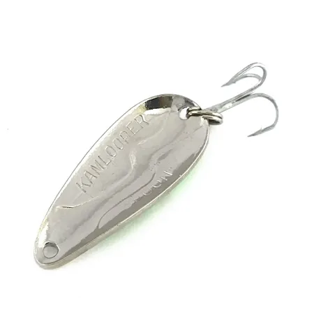 Acme Kamlooper Blinker, Nickel / Grün / Rot, 11g, Tropfenform, #8253