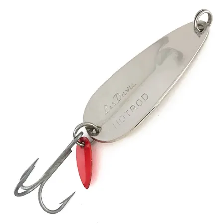 Luhr Jensen Les Davis Hotrod Blinker, Nickel / Rot, 14g, #8254