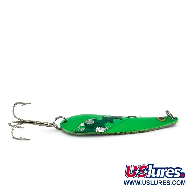 Moriyama Blinker, Grün/Nickel, 25g, Sägezahnmuster, #8263