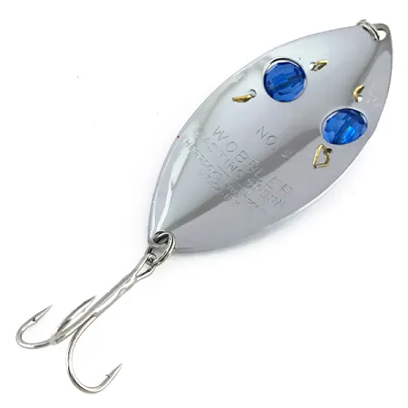 Horrocks-Ibbotson Wobbler Blinker, Nickel/Blau, 23g, Perlen, #8273
