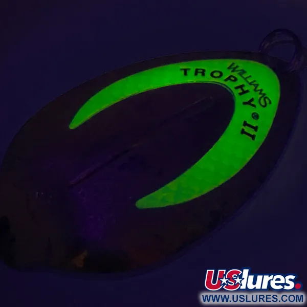 Williams Trophy Blinker, Silber versilbert, 21g, Glow-Akzent, #8277