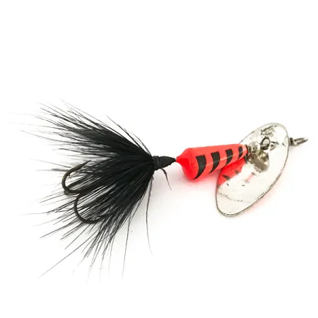 Yakima Bait Vibric Rooster Tail UV Spinner, UV Orange Tiger, 7g, #8291