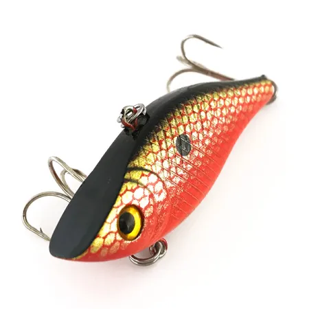 Bass Pro Shops XTS Lipless Crankbait, Rot/Gold/Schwarz, 14g, #8299