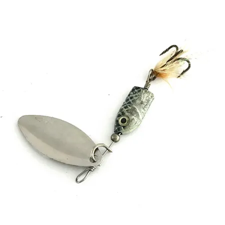 Blue Fox Flash Deep Runner Spinner, Regenbogen Silber, 5g, #8318