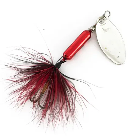 Worden’s Original Rooster Tail 3 Spinner, Nickel / Rot, 6g, #8319
