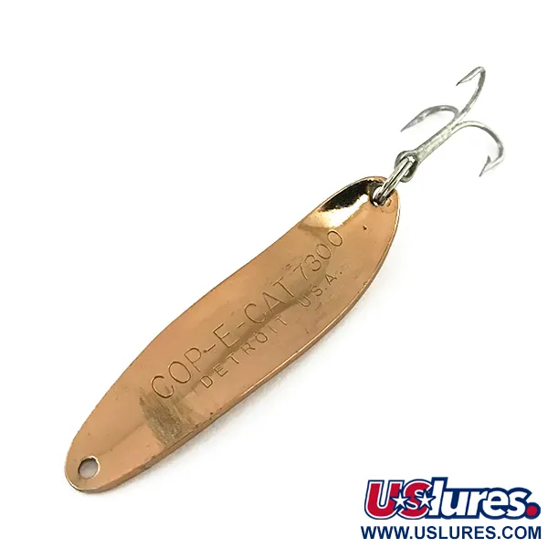 Dardevle Cop-E-Cat 7300 Blinker, Gehämmertes Kupfer, 10g, #8328