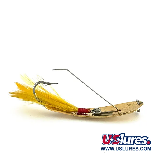 Hopkins Weedless 238 Hammered Spoon Blinker, Gold, 7g, Krautschutz, #8331