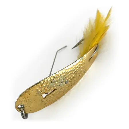 Hopkins Weedless 238 Hammered Spoon Blinker, Gold, 7g, Krautschutz, #8331