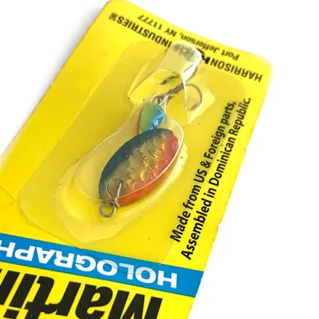 Panther Martin 2 Spinner, Rot/Blau/Gold, 2.5g, Holografisch, #8334