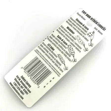 Jake's Lures Lil Jake Blinker, Gold / Rot, 4.7g, Vergoldet, #8336