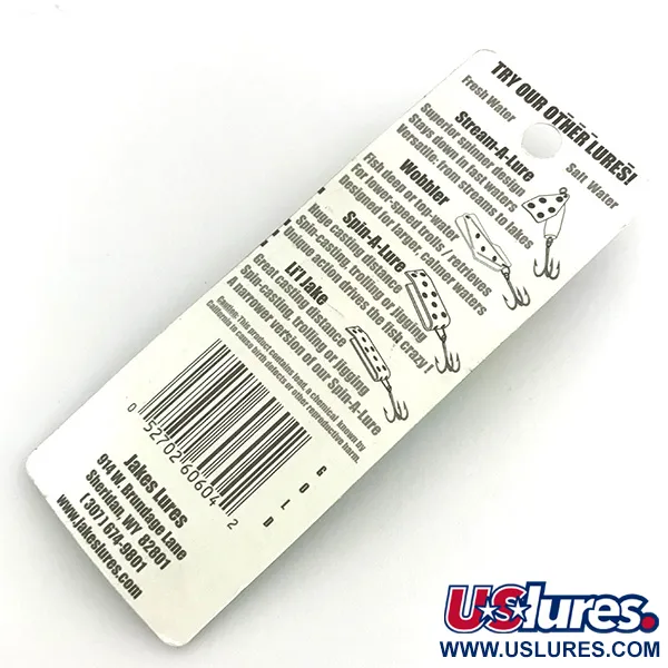 Jake's Lures Lil Jake Blinker, Gold / Rot, 4.7g, Vergoldet, #8336