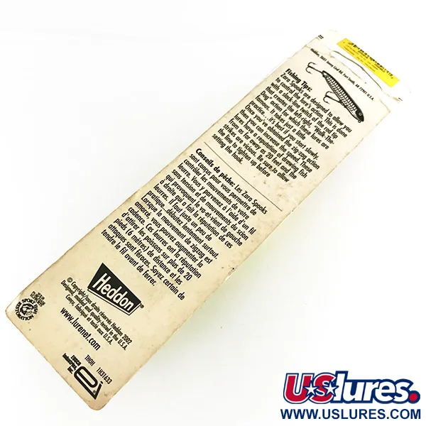 Heddon Zara Spook Oberflächenköder, Gelb / Rot, 21g, Vintage, #8337