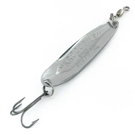 Luhr Jensen Krocodile Die #4 Blinker, Nickel, 14g, Prisma, #8341