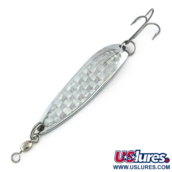 Luhr Jensen Krocodile Die #4 Blinker, Nickel, 14g, Prisma, #8341