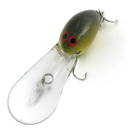 Norman DD 22 Tieflauf-Crankbait, Olivgrün, 28g, Rassel-System, #8347