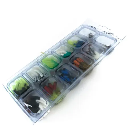 Kit Creme Maxi Tail 100pcs & 19 jig heads