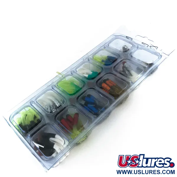 Kit Creme Maxi Tail 100pcs & 19 jig heads
