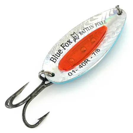 Blue Fox Rattlin Pixee UV Blinker, Blue / Red, 24g, UV-reaktiv, #8373