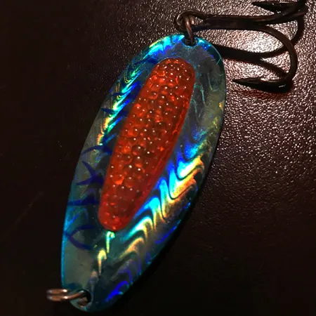 Blue Fox Rattlin Pixee UV Blinker, Blue / Red, 24g, UV-reaktiv, #8373