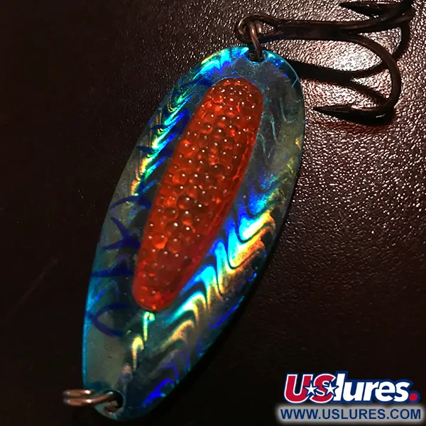 Blue Fox Rattlin Pixee UV Blinker, Blue / Red, 24g, UV-reaktiv, #8373