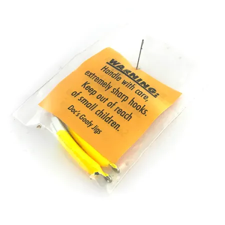 Doc's Goofy Jig UV Vertikalköder, Gelb, 7g, UV-aktiv, #8396