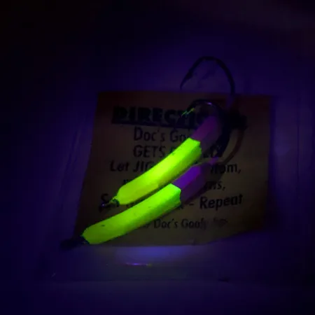 Doc's Goofy Jig UV Vertikalköder, Gelb, 7g, UV-aktiv, #8396