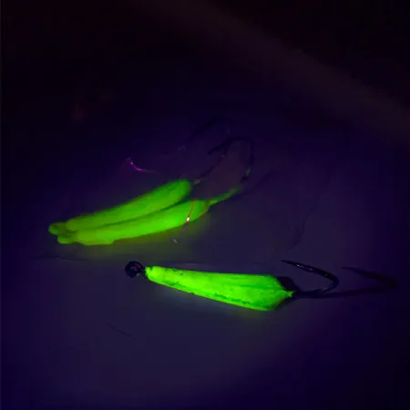 Doc's Goofy Jig Vertikal-Jig, Gelb, 7g, UV-aktiv, #8397