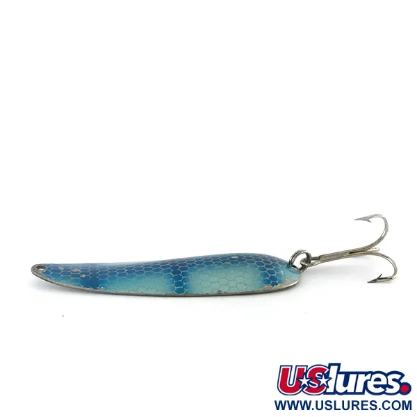 Eppinger Dardevle Blinker, Nickel / Hellblau, 28g, Vintage, #8410