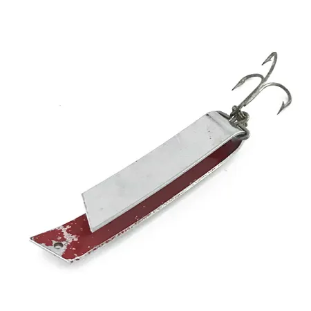 Luhr Jensen Super-Duper 509 Spinnlöffel, Nickel / Rot, 11g, #8413