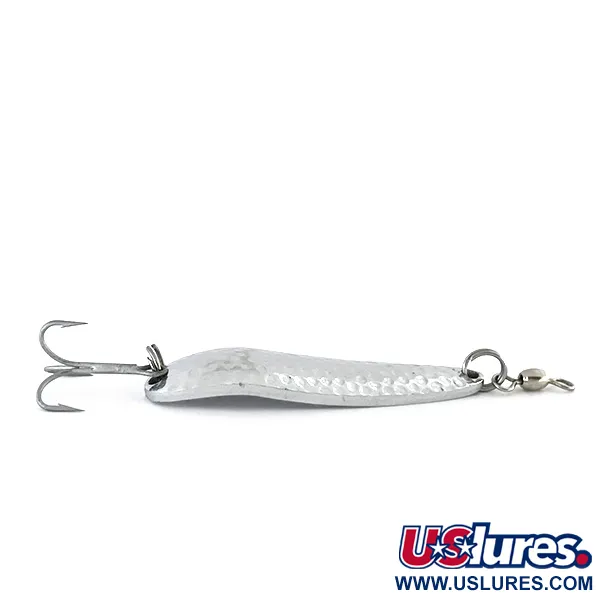 Luhr Jensen Krocodile Die #4 Blinker, Hammerschlag-Nickel, 19g, #8426