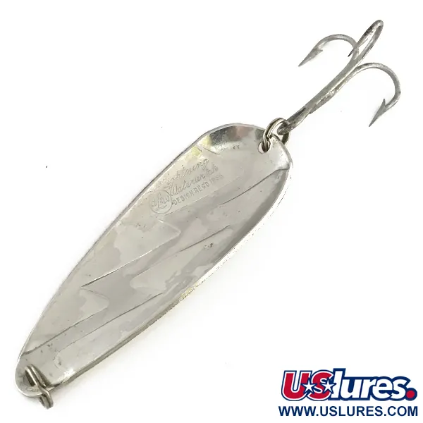 AL&W Tackle Al&W Lightning Waterwitch Blinker, Nickel/Weiß/Rot, 36g, #8427