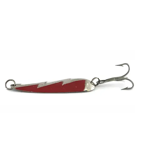 AL&W Tackle Al&W Lightning Waterwitch Blinker, Nickel/Weiß/Rot, 36g, #8427